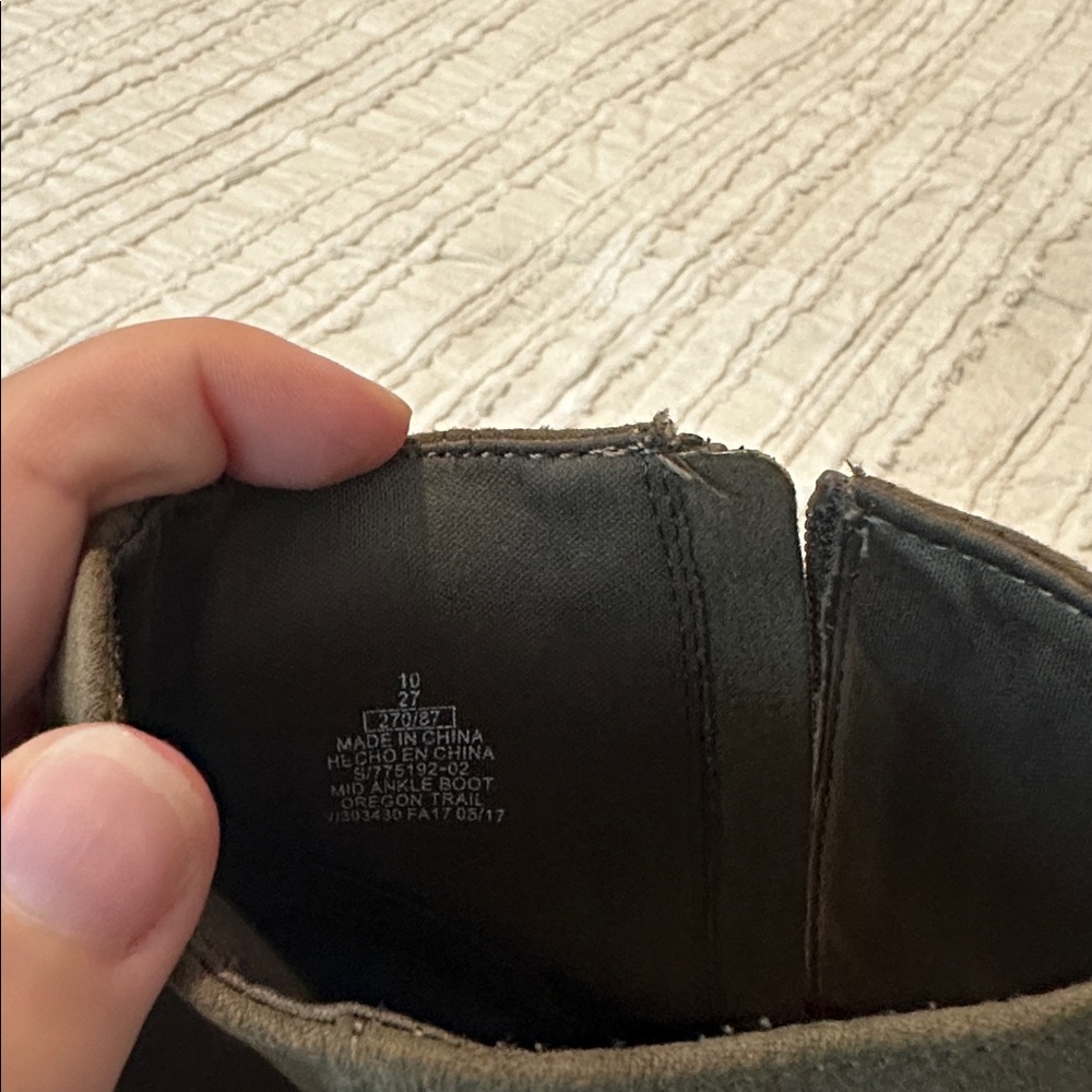 Old Navy Olive Green Booties - Picture 5 of 6